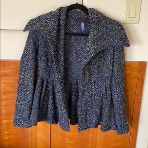 Free people peplum coat